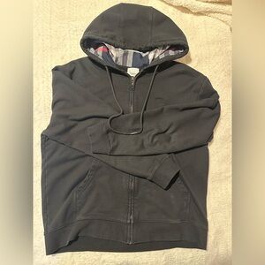 Burberry zip up sweater
